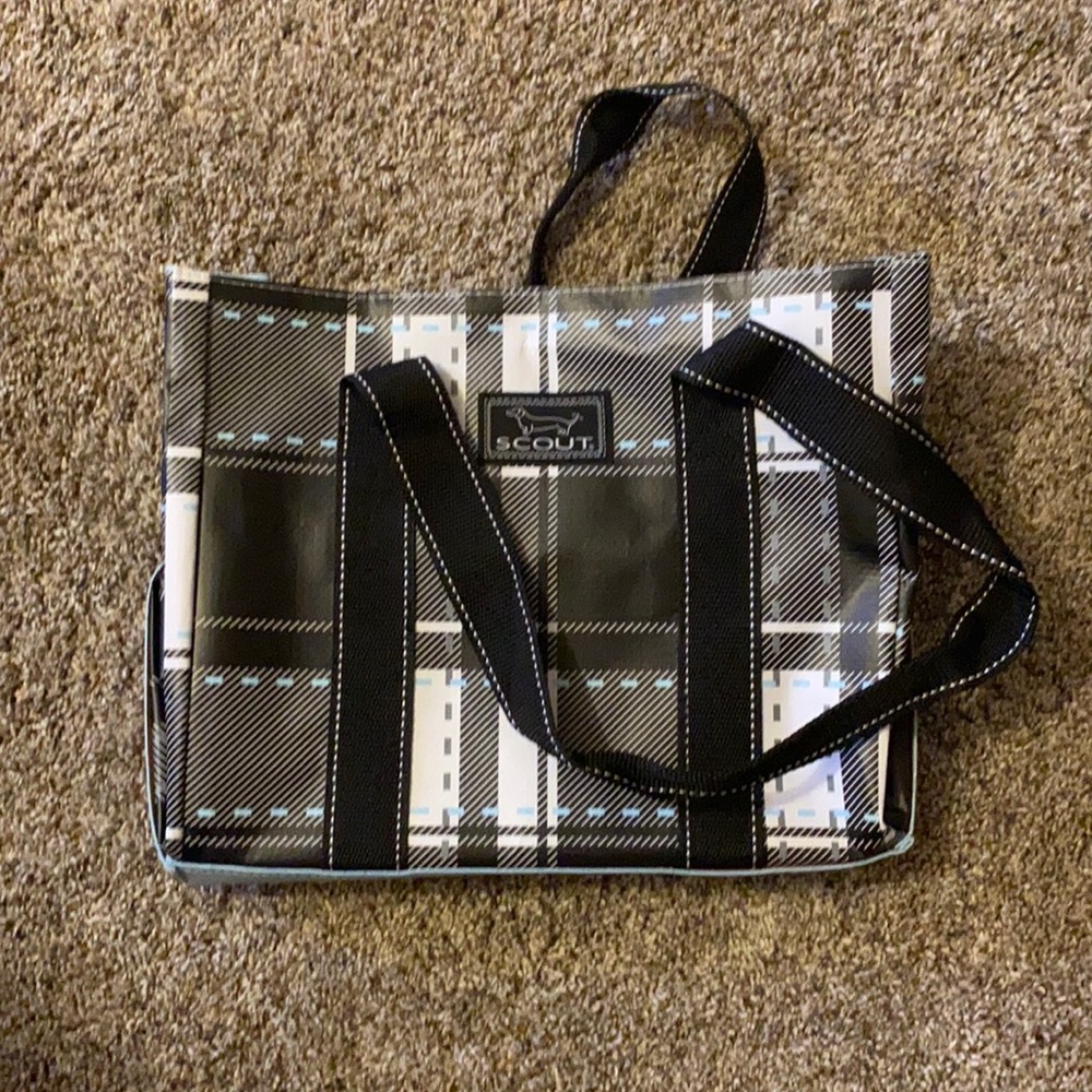 Scout plaid tote.
